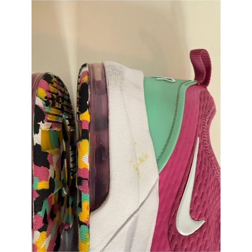 Nike Air Max Motion 2 Fuschia Mint White - Girls Size 5Y Fits Women’s 6.5 🌸